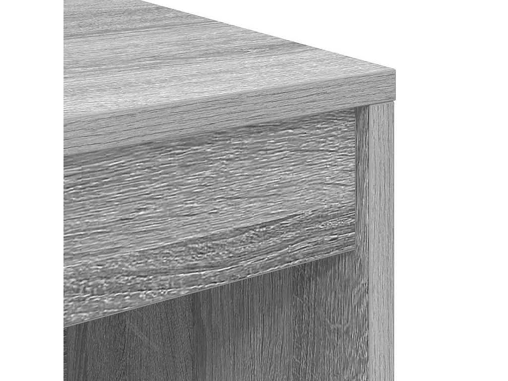 Bureau Sonoma gris 100 x 40 x 76 cm Bois d'ingénierie