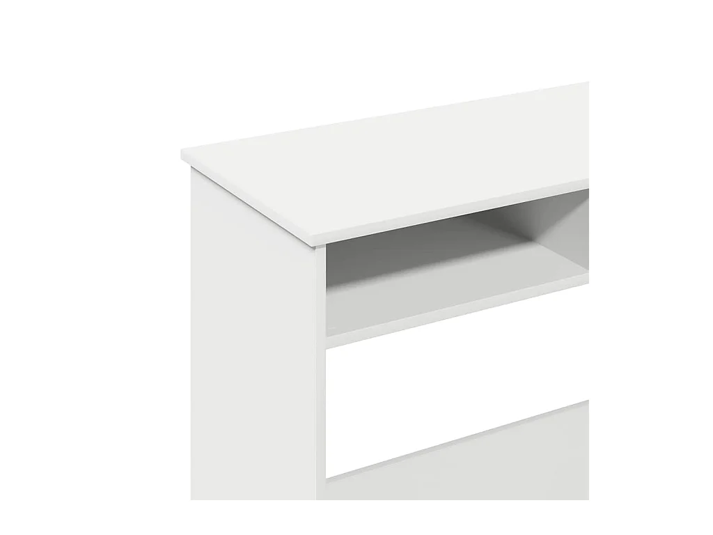 Bureau Blanc 80x40x75 cm Bois d'ingénierie