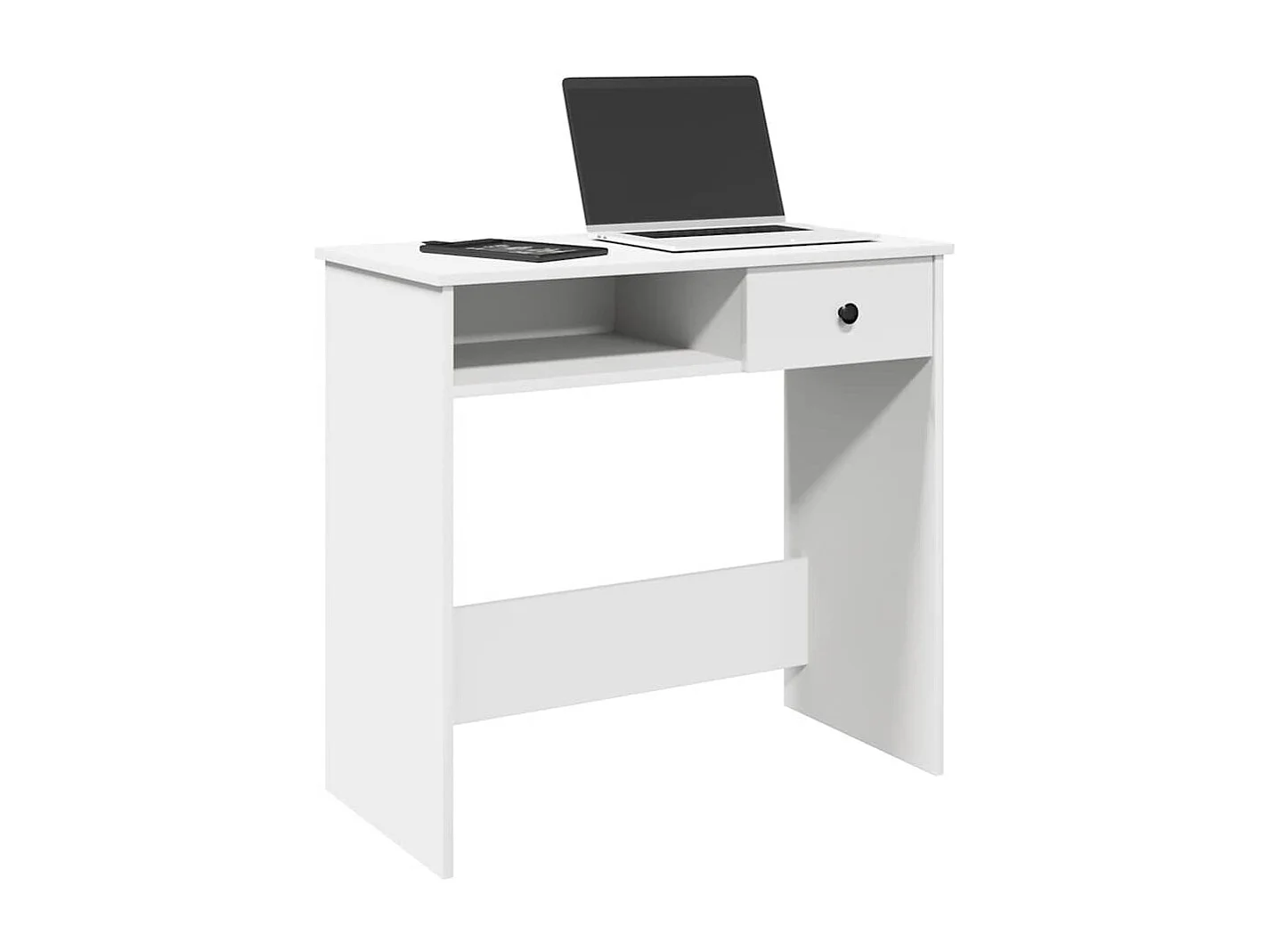 Bureau Blanc 80x40x75 cm Bois d'ingénierie