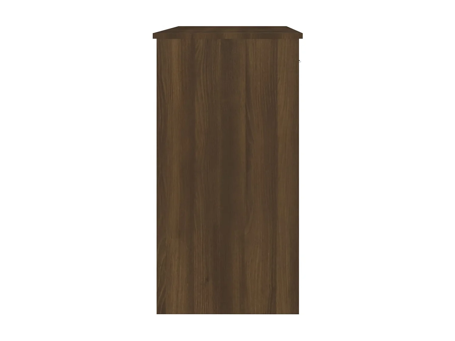 Scrivania in rovere marrone 80x40x75 cm in legno ingegnerizzato