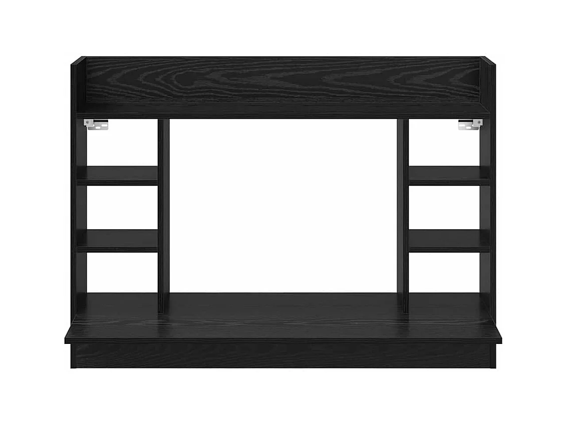Bureau mural Chêne noir 105 x 48 x 75 cm Bois d'ingénierie