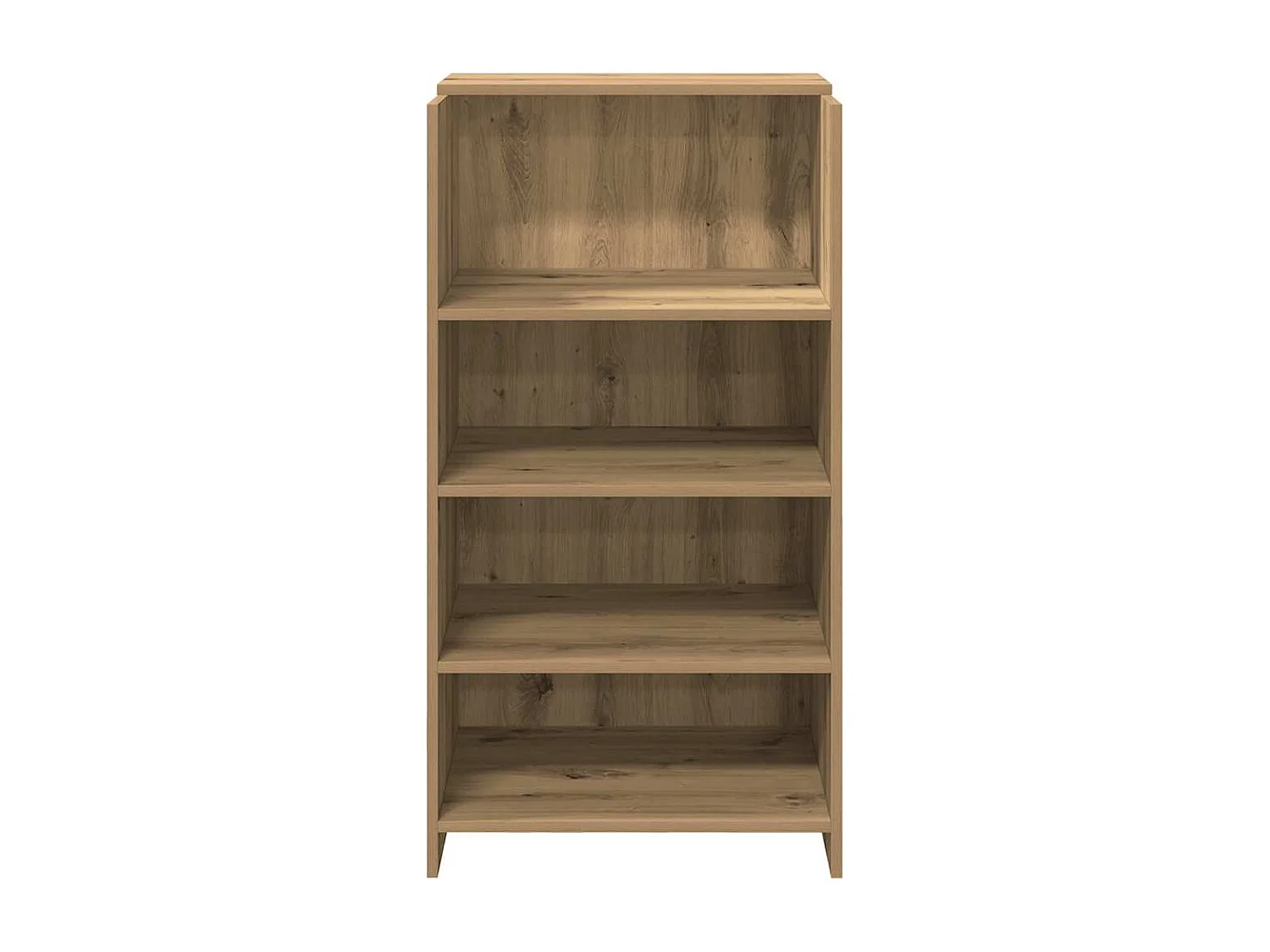 Bureau réception chêne artisanal 55x50x103,5 cm bois ingénierie