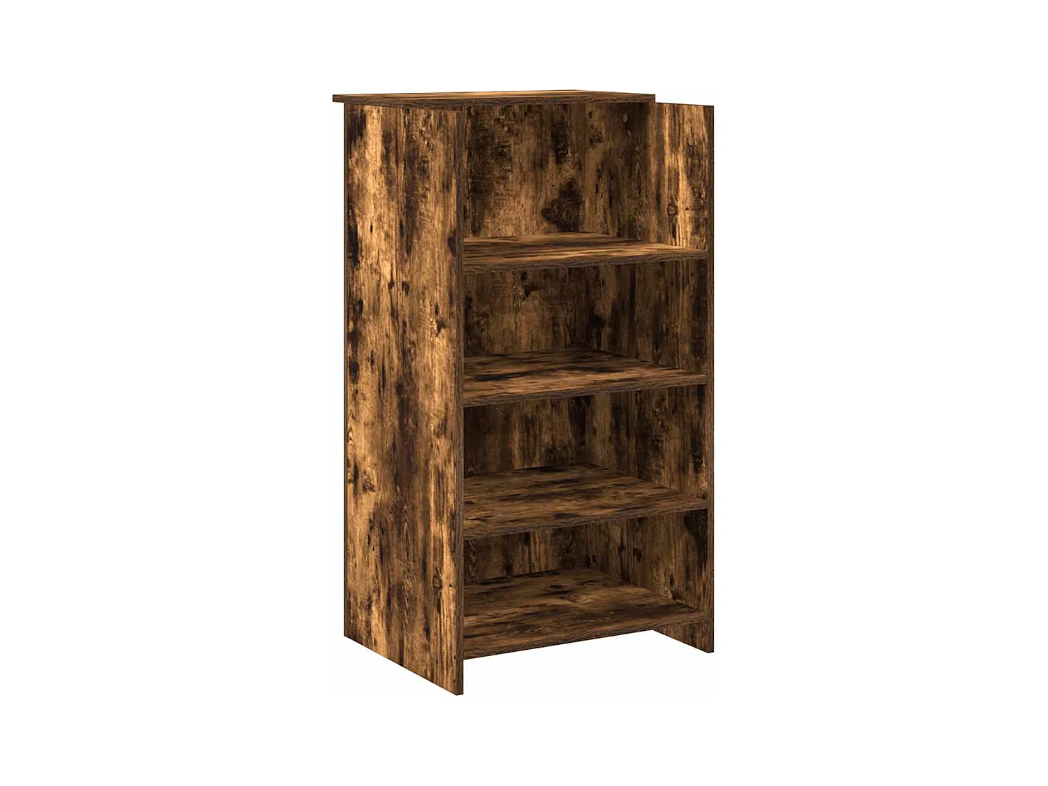 Bureau de réception chêne fumé 55x50x103,5 cm bois d'ingénierie