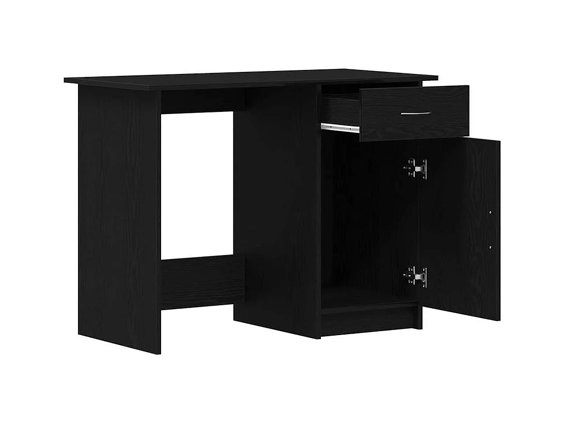 Bureau Chêne noir 100 x 50 x 76 cm Bois d'ingénierie