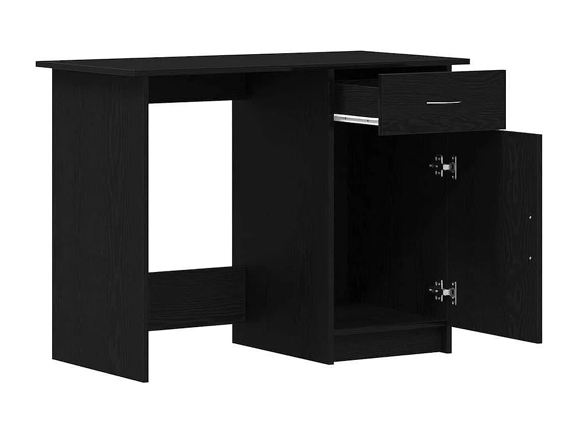 Bureau Chêne noir 100 x 50 x 76 cm Bois d'ingénierie