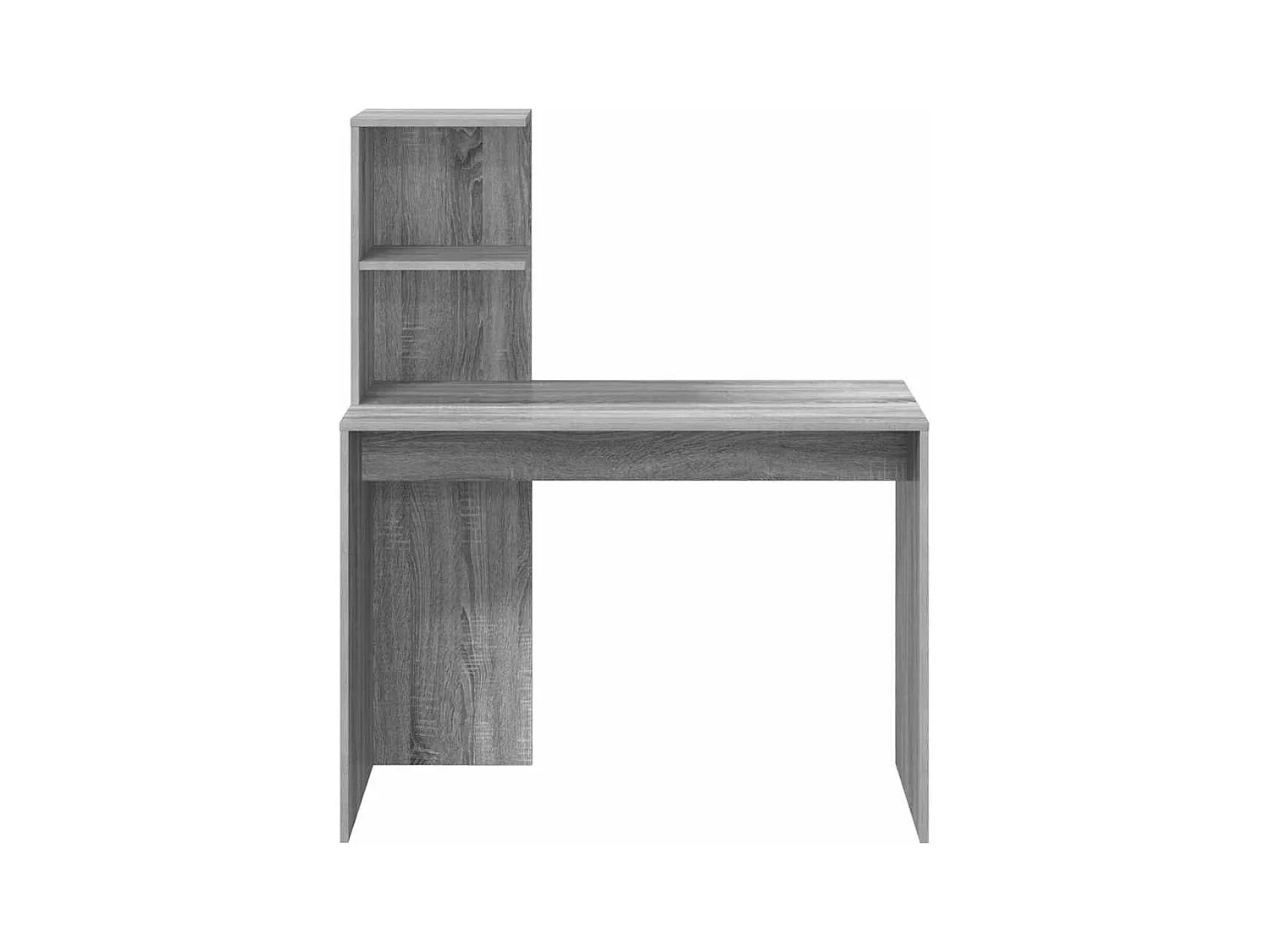 Bureau Sonoma gris 102 x 50 x 124 cm Bois d'ingénierie