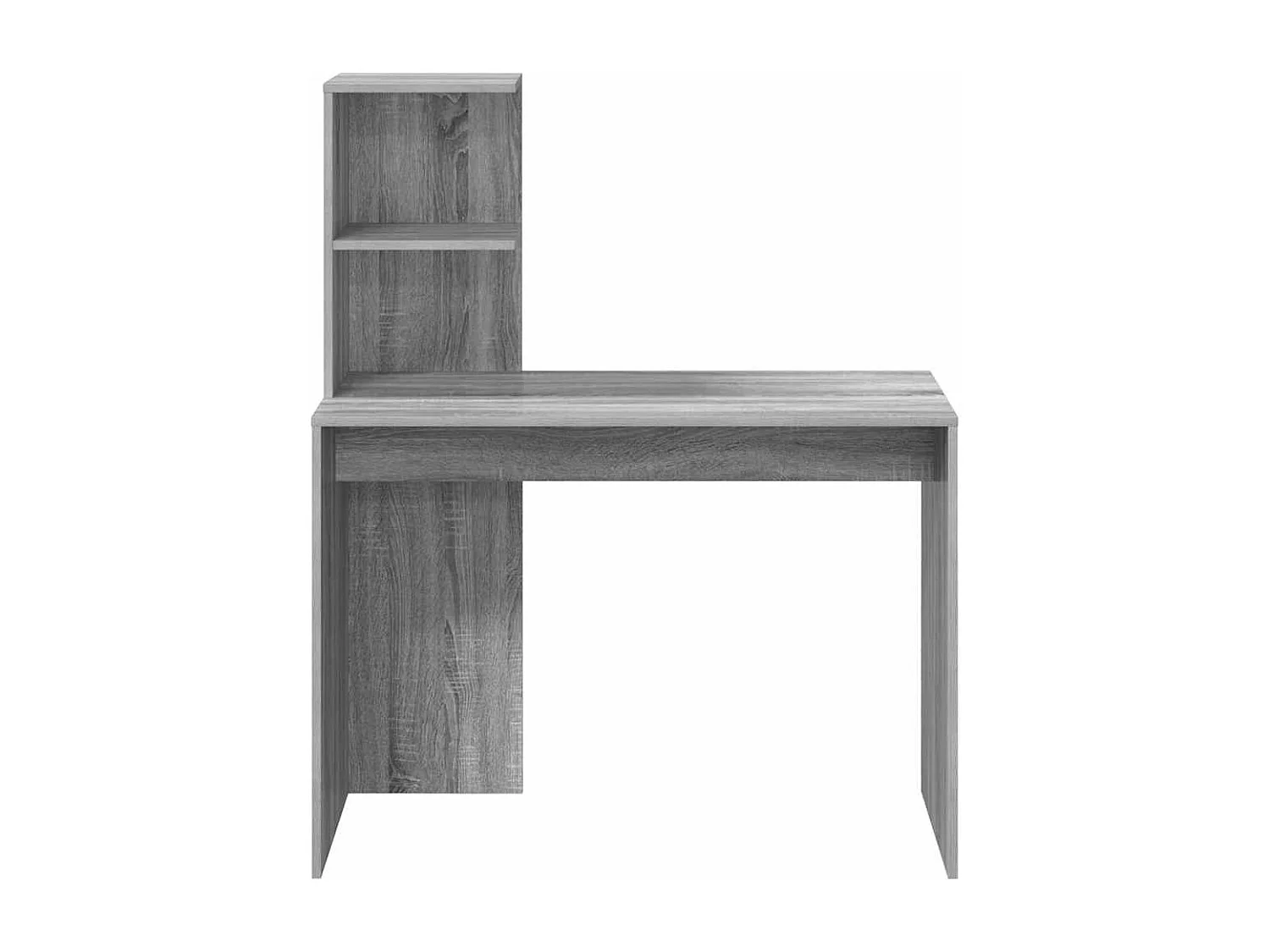 Bureau Sonoma gris 102 x 50 x 124 cm Bois d'ingénierie