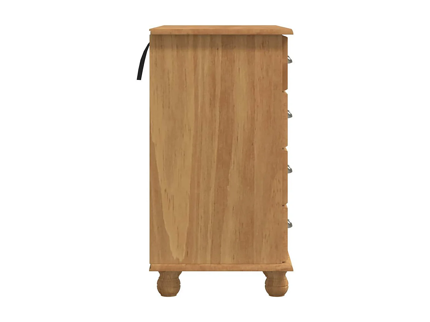 ASKIM Bruin Bureau 95 x 40 x 75 cm Massief grenenhout