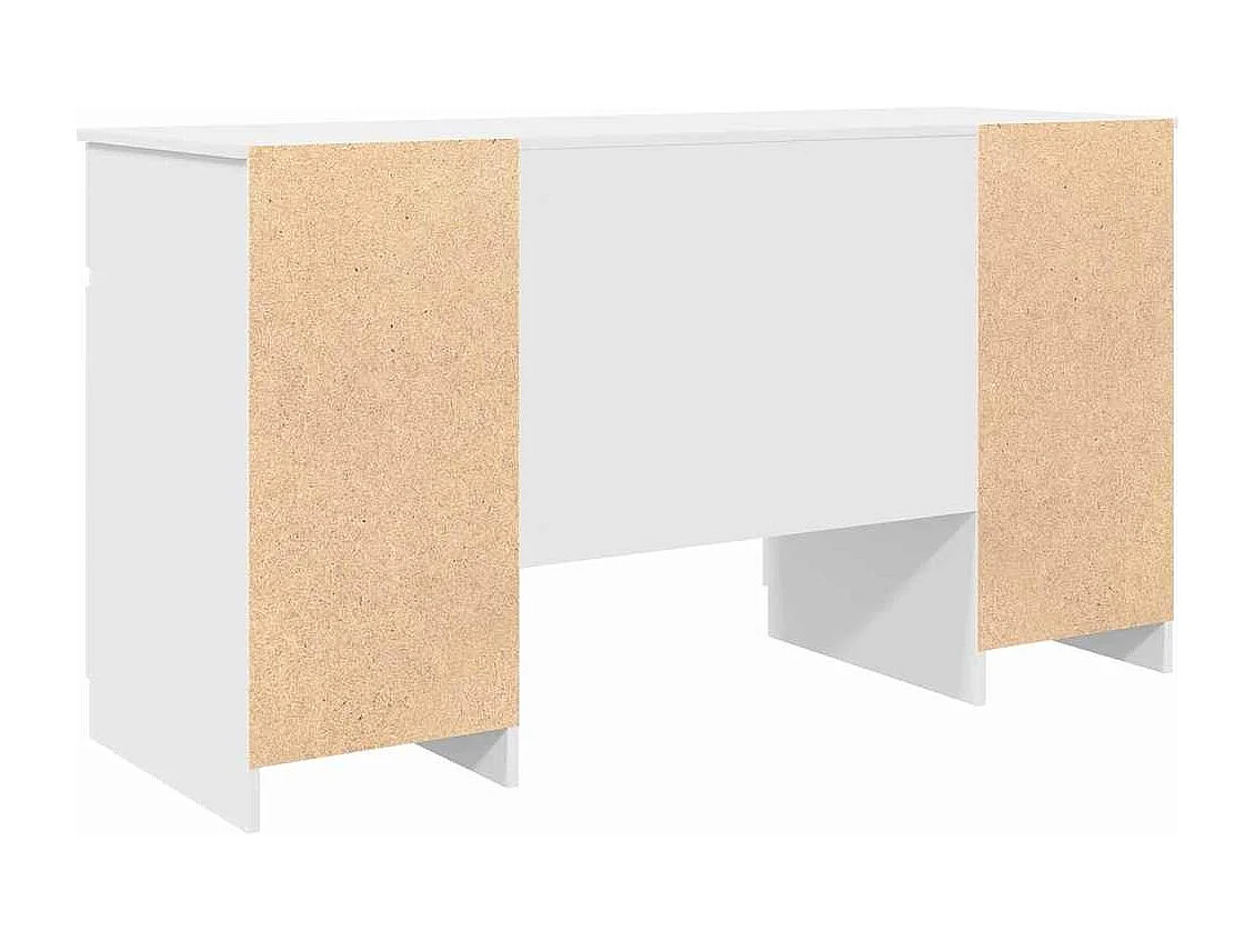 Escritorio con cajón Blanco 140 x 49 x 76 cm Madera de ingeniería