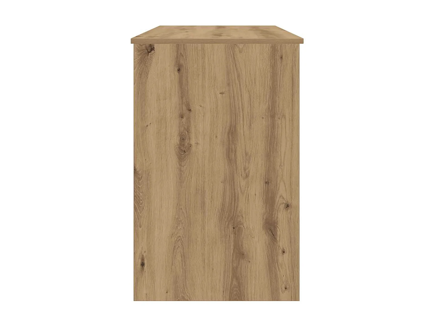 Handgefertigter Eichenschreibtisch 100x50x76 cm Holzwerkstoff