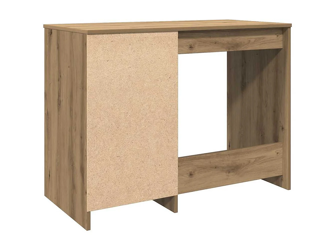 Handgefertigter Eichenschreibtisch 100x50x76 cm Holzwerkstoff