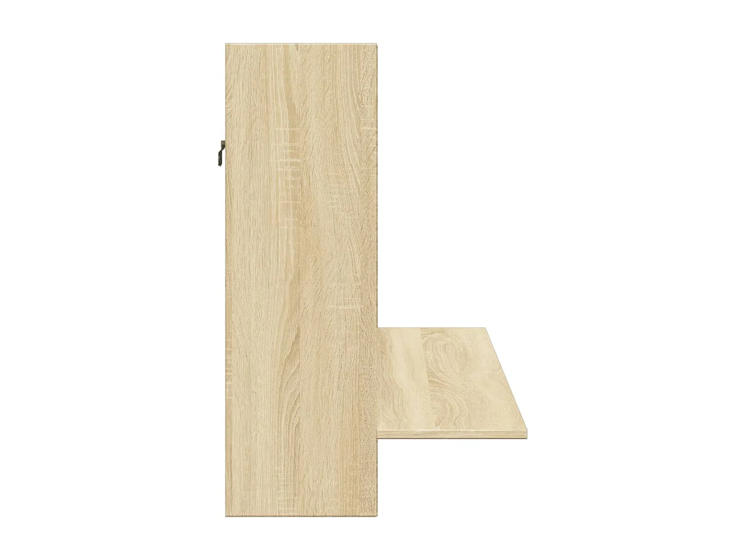 Scrivania da parete in rovere Sonoma 105x48x75 cm in legno ingegnerizzato