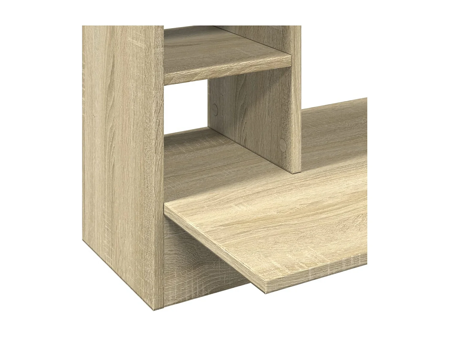 Scrivania da parete in rovere Sonoma 105x48x75 cm in legno ingegnerizzato