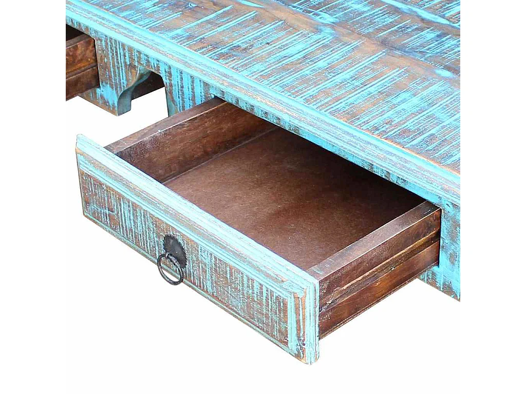 Escritorio de madera maciza recuperada