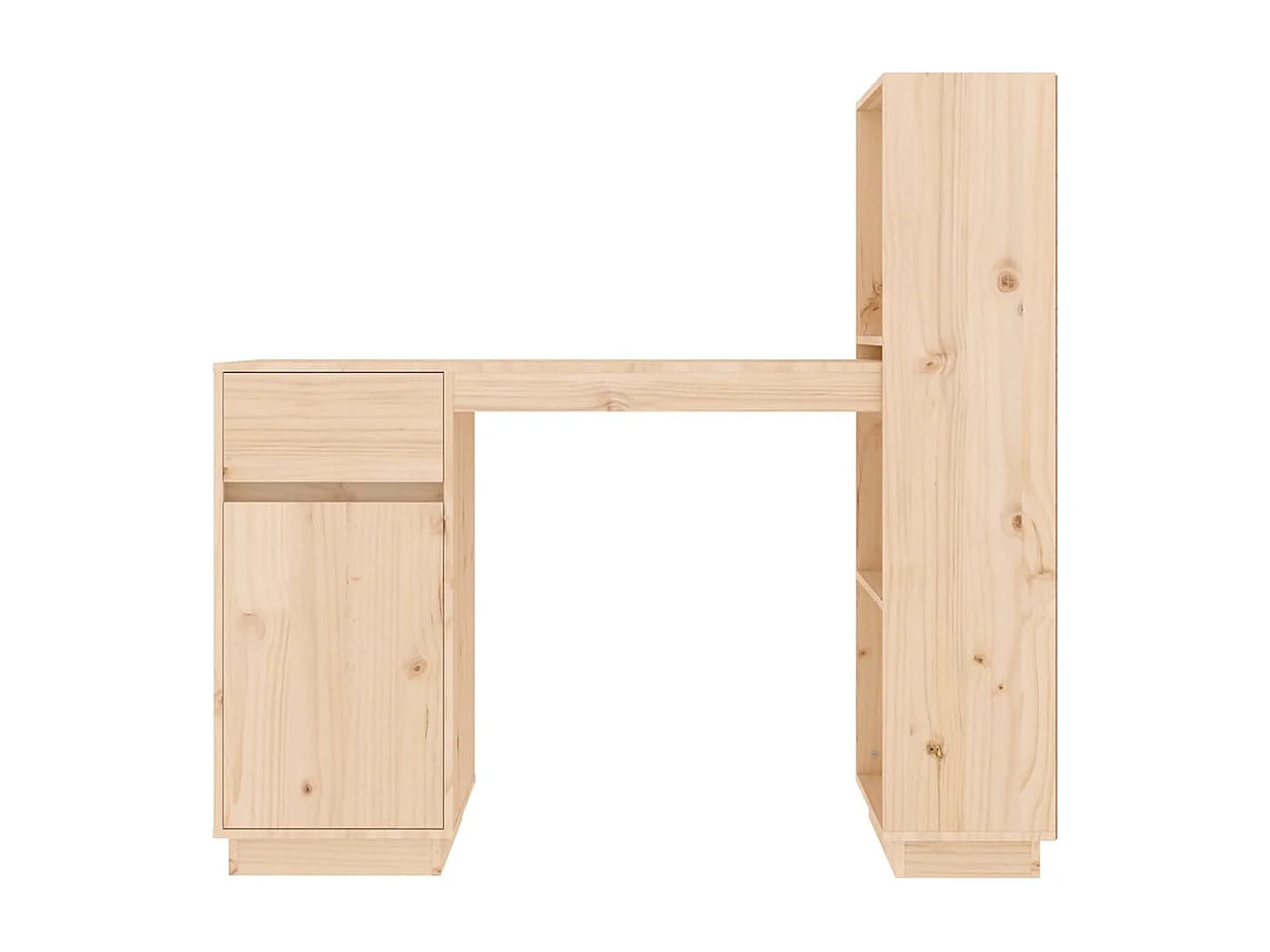 Escritorio 110x53x117 cm Madera maciza de pino