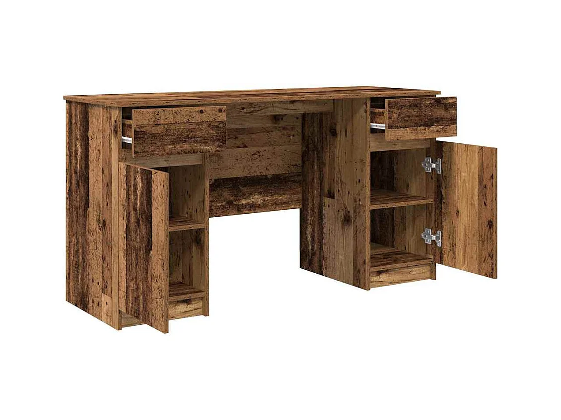 Scrivania in legno antico 140 x 49 x 76 cm Legno ingegnerizzato