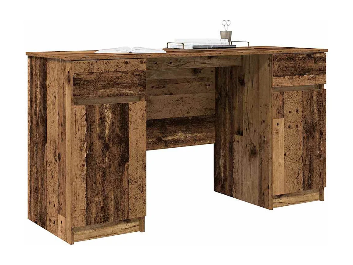 Antiek houten bureau 140 x 49 x 76 cm Technisch hout