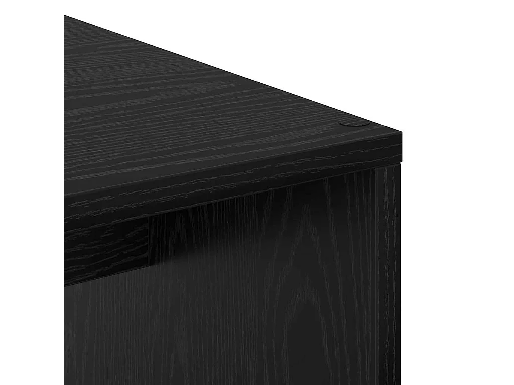 Bureau Chêne noir 102 x 50 x 124 cm Bois d'ingénierie