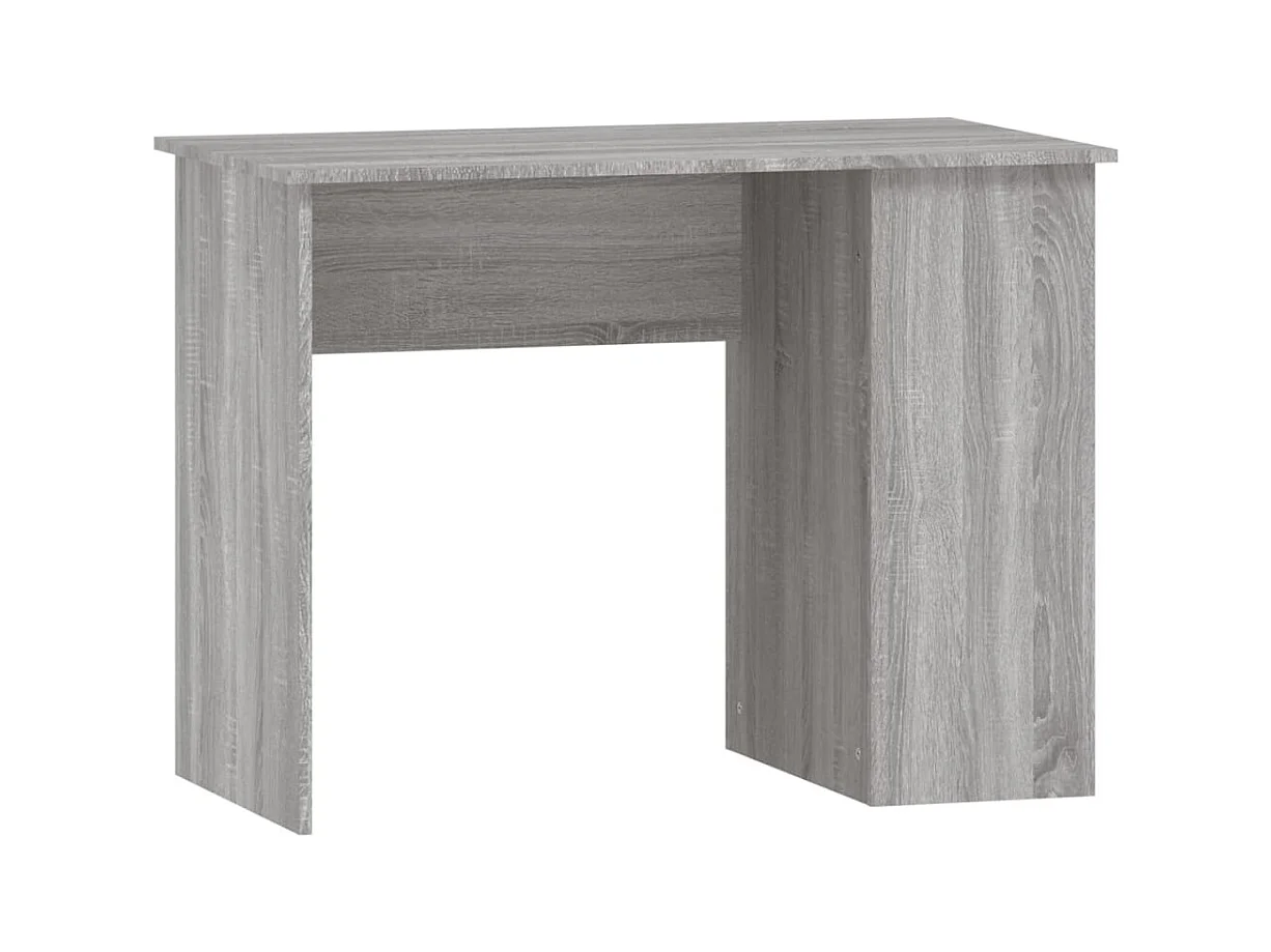 Escritorio Sonoma gris 100x55x75 cm madera de ingeniería