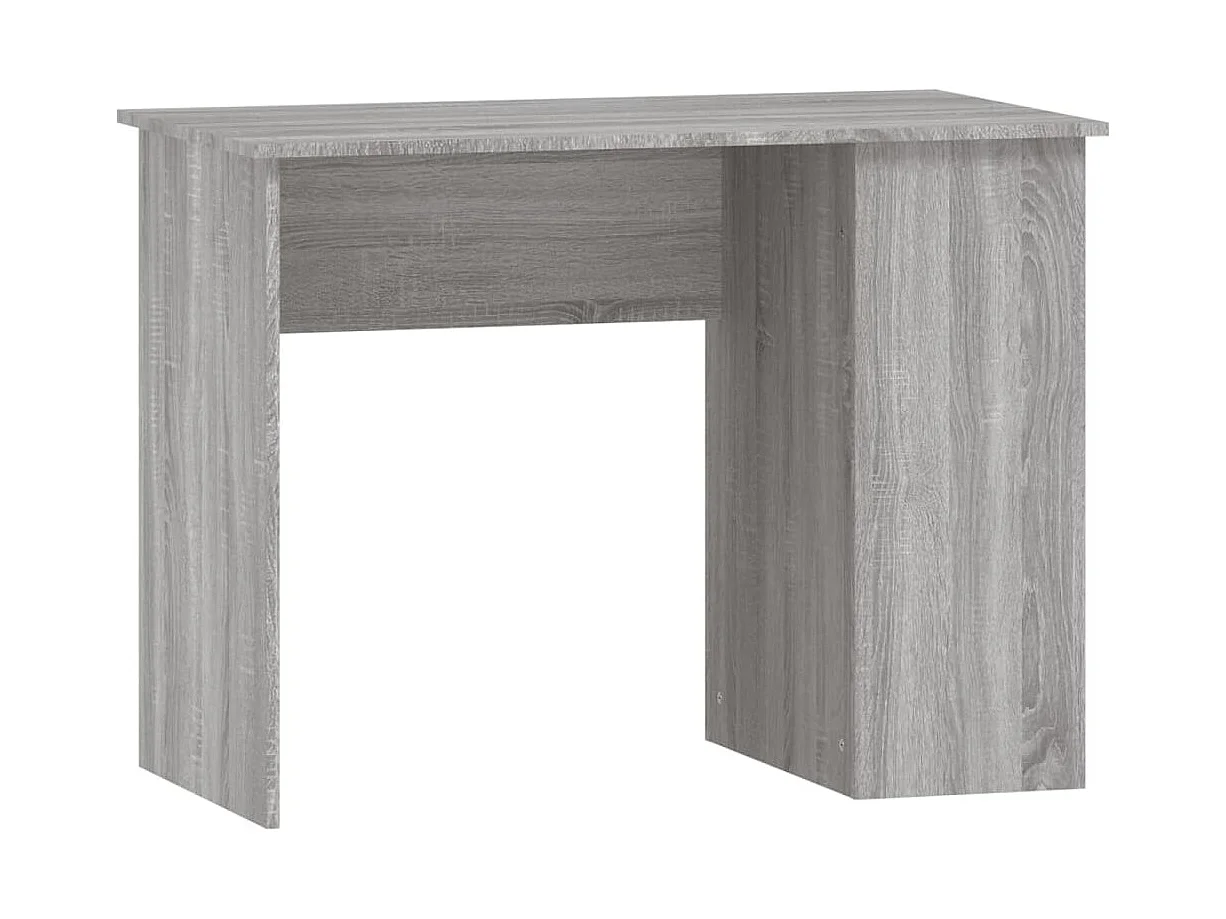 Scrivania Sonoma grigia 100x55x75 cm in legno ingegnerizzato