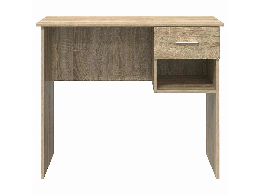Schreibtisch aus Sonoma-Eiche, 90 x 49,5 x 75 cm, Holzwerkstoff