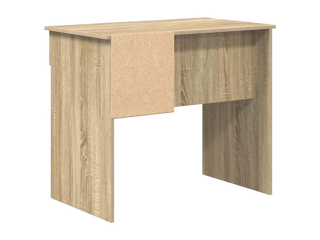Schreibtisch aus Sonoma-Eiche, 90 x 49,5 x 75 cm, Holzwerkstoff