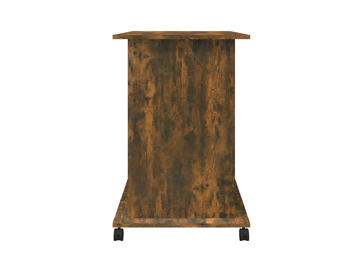 Bureau d'ordinateur Chêne fumé 80x50x75 cm Bois d'ingénierie