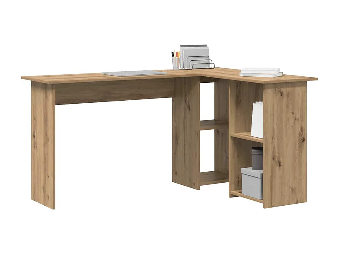 Bureau chêne artisanal 142 x 102 x 73 cm Bois d'ingénierie