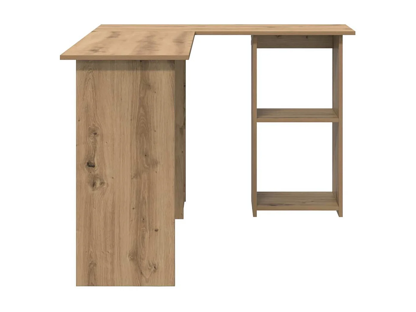 Bureau chêne artisanal 142 x 102 x 73 cm Bois d'ingénierie