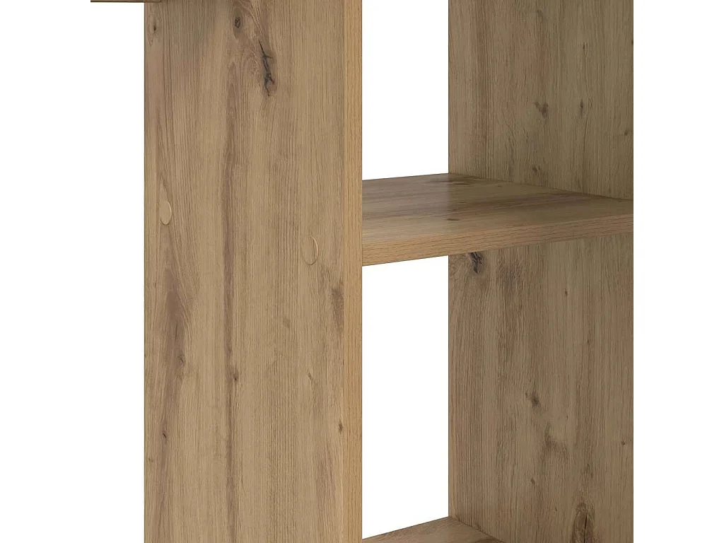 Bureau chêne artisanal 142 x 102 x 73 cm Bois d'ingénierie