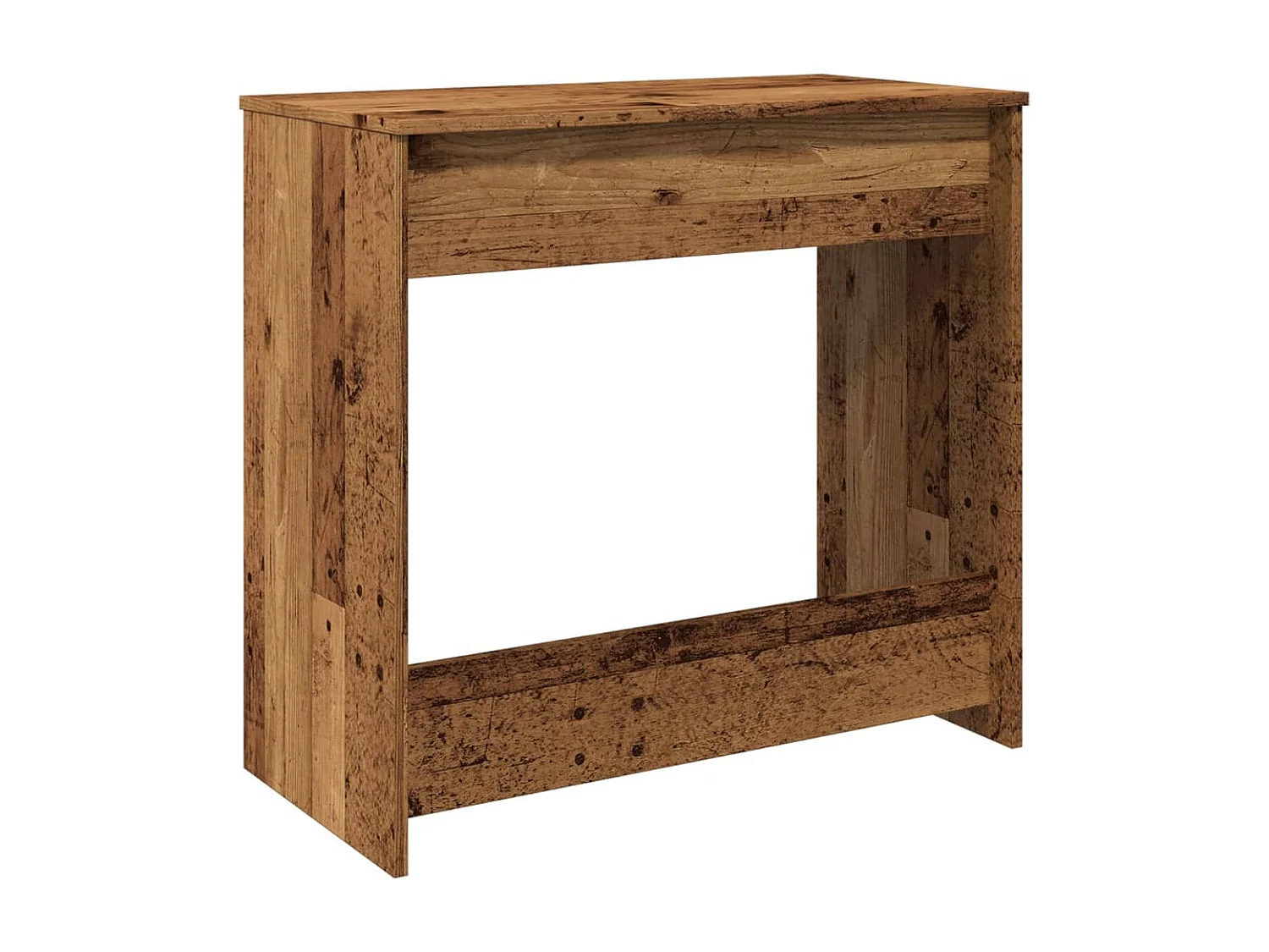 Scrivania in stile legno antico 80x40x75 cm in legno ingegnerizzato