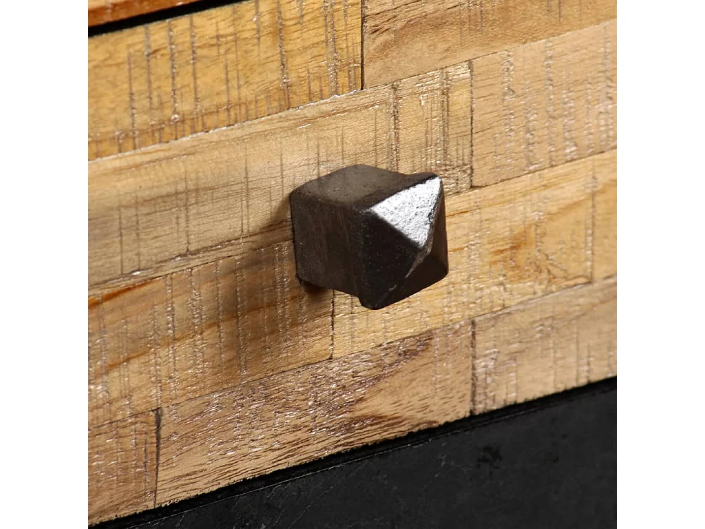 Scrivania in teak massello di recupero 110 x 50 x 76 cm