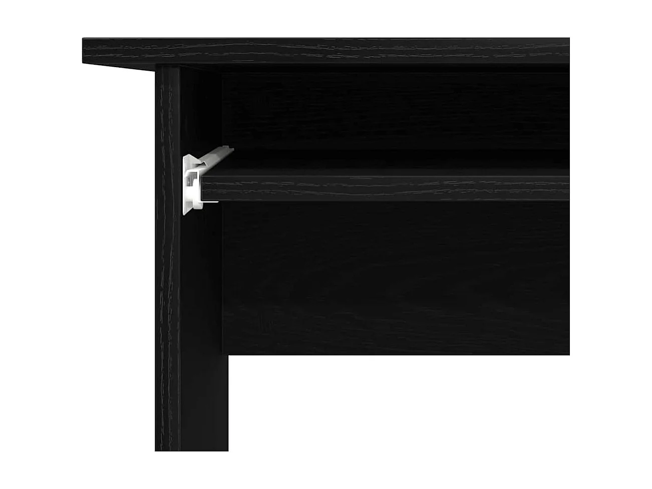 Bureau d'angle Chêne noir 120 x 140 x 75 cm Bois d'ingénierie
