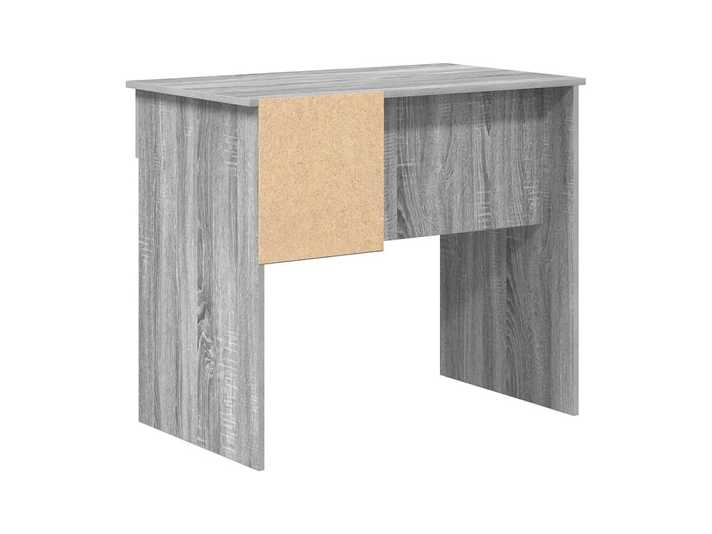 Bureau Sonoma gris 90 x 49.5 x 75 cm Bois d'ingénierie