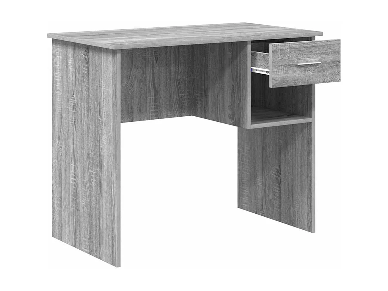 Bureau Sonoma gris 90 x 49.5 x 75 cm Bois d'ingénierie