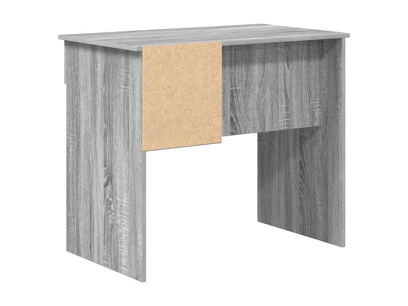 Bureau Sonoma gris 90 x 49.5 x 75 cm Bois d'ingénierie