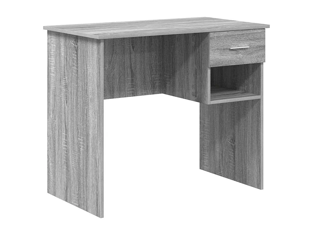 Scrivania Sonoma Grey 90 x 49,5 x 75 cm in legno ingegnerizzato