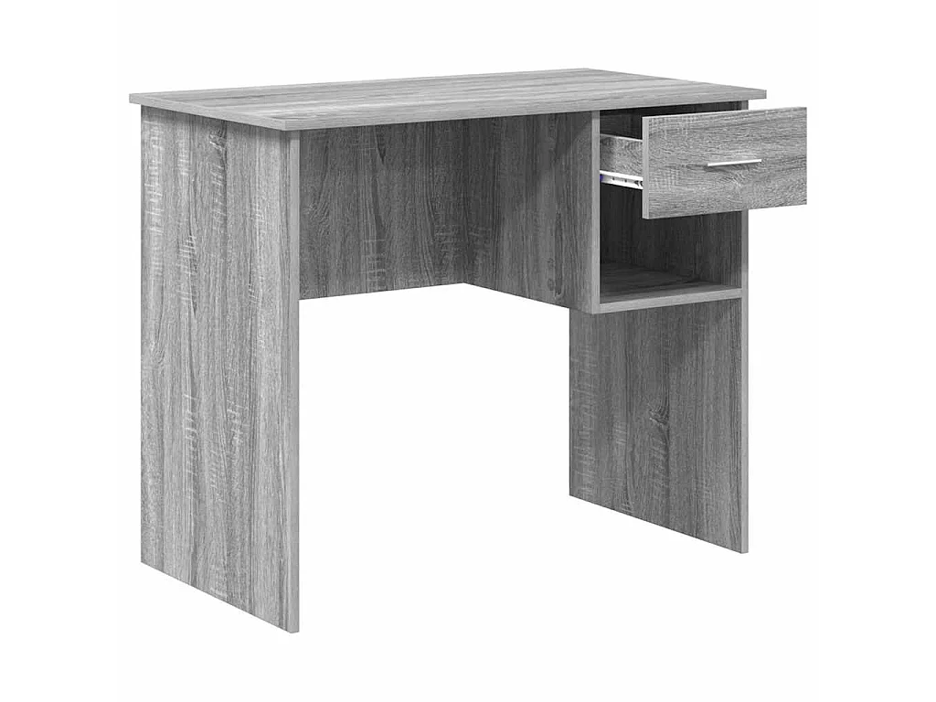 Scrivania Sonoma Grey 90 x 49,5 x 75 cm in legno ingegnerizzato
