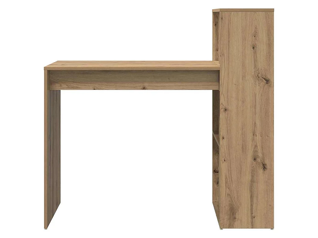 Handgefertigter Schreibtisch aus Eiche, 108 x 55 x 103,5 cm, Holzwerkstoff