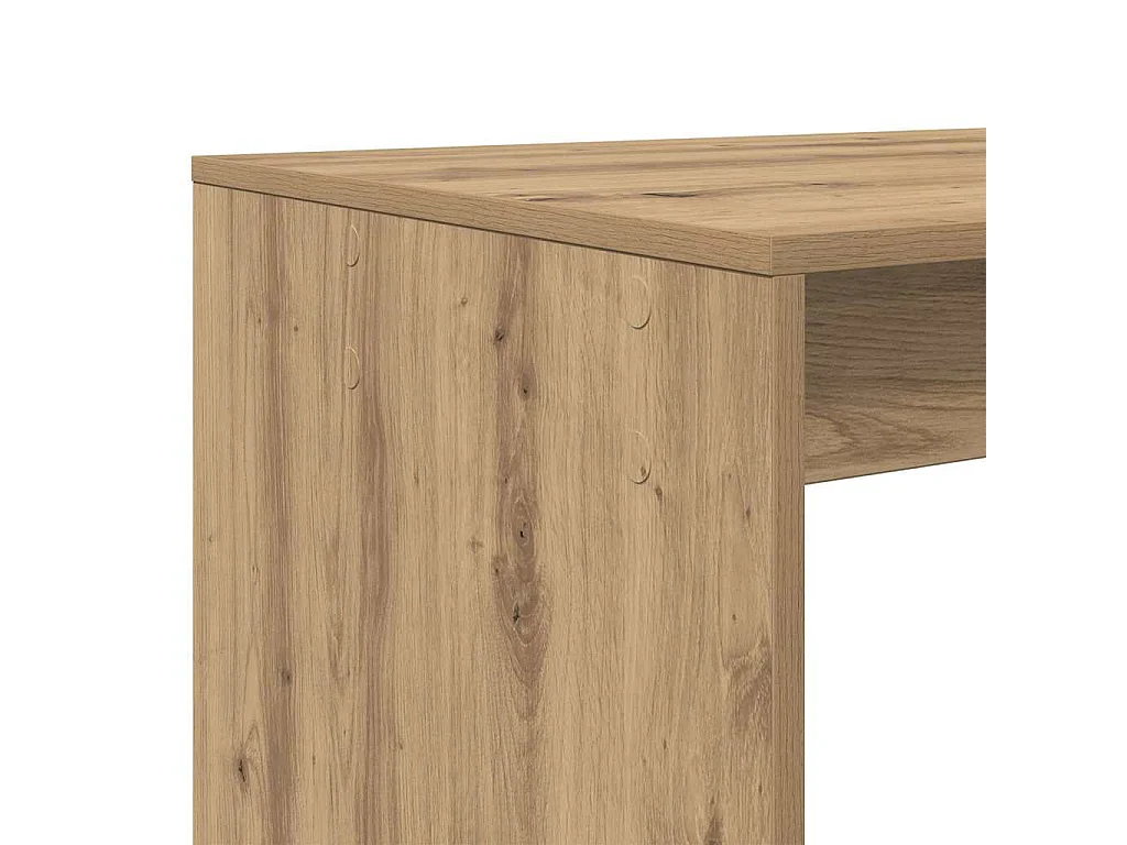 Handgefertigter Schreibtisch aus Eiche, 108 x 55 x 103,5 cm, Holzwerkstoff