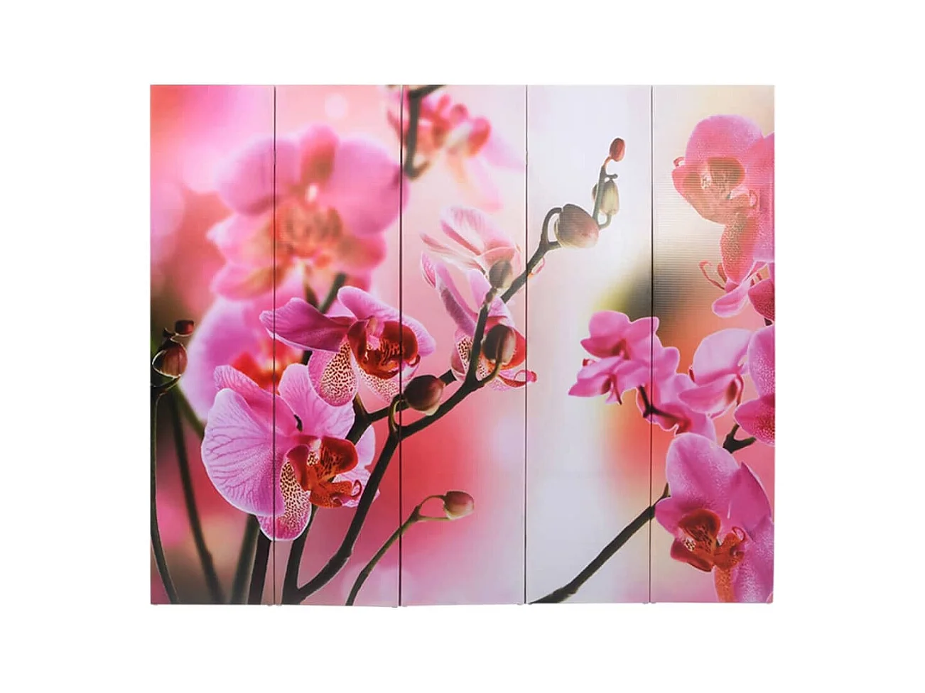 Faltbare Trennwand 200 x 170 cm Flower