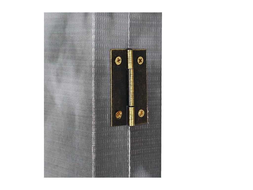 Trennwand 120 x 170 cm London Bus Schwarz und Weiß