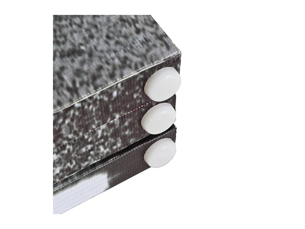 Trennwand 120 x 170 cm London Bus Schwarz und Weiß