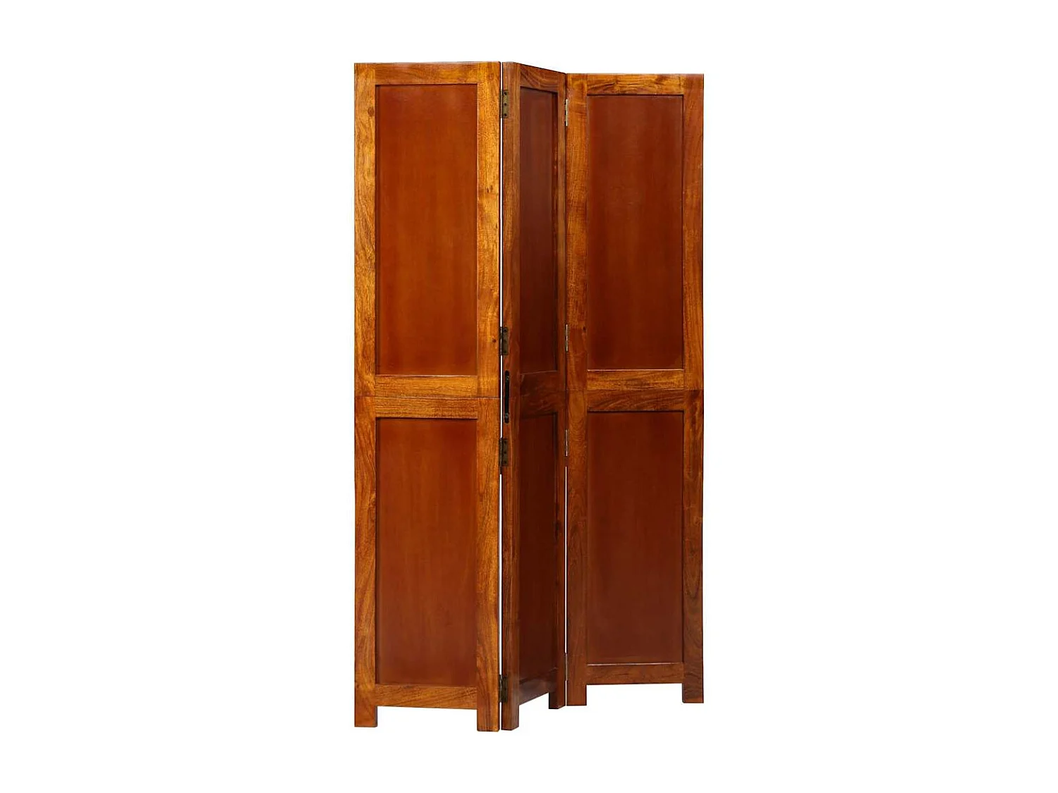 Paravent Marron 105 x 160 cm Bois d'acacia massif