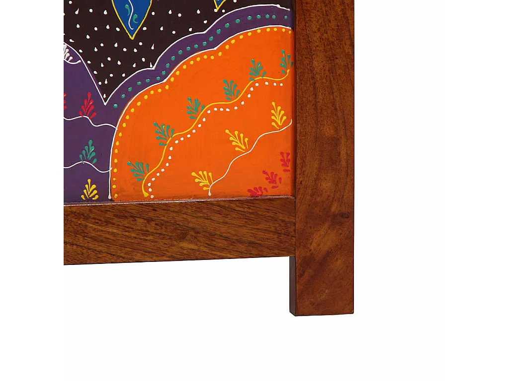 Paravent Marron 105 x 160 cm Bois d'acacia massif