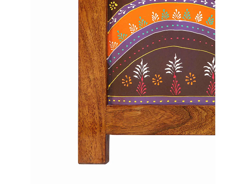 Paravent Marron 105 x 180 cm Bois d'acacia massif