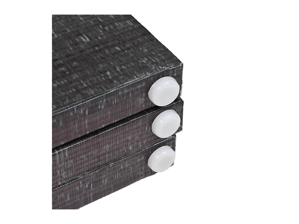 Vouwwand 200 x 170 cm Feathers Zwart-wit