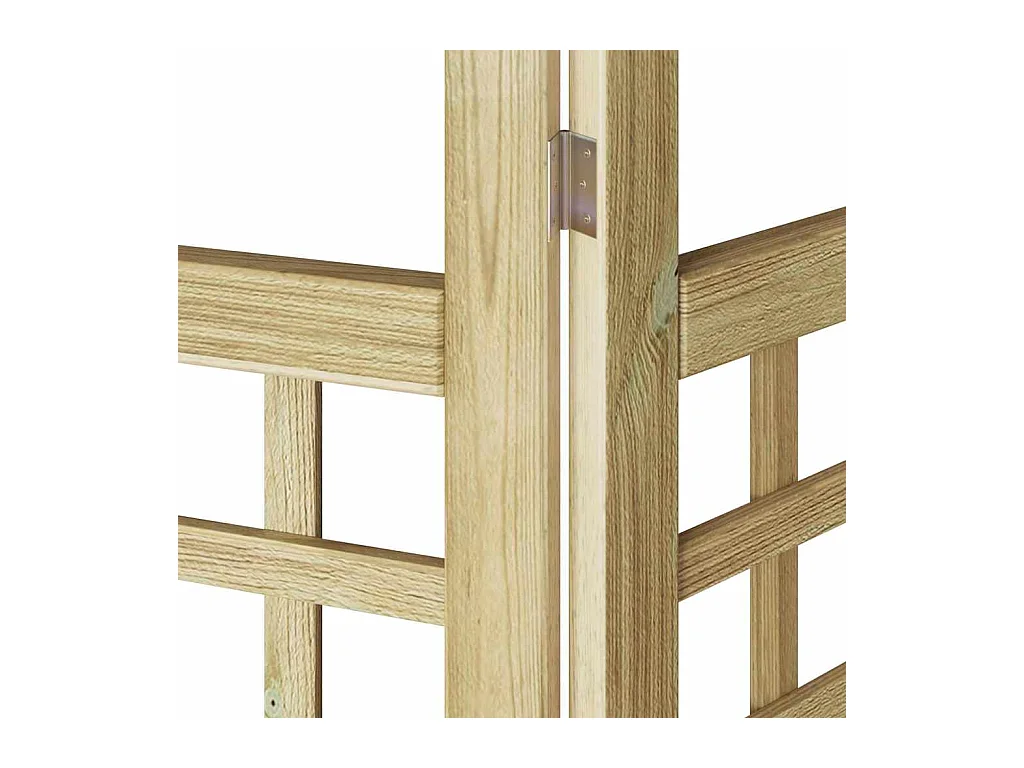 Écran d'intimité extérieur Pliant 5 pcs Marron 200 x 180 cm