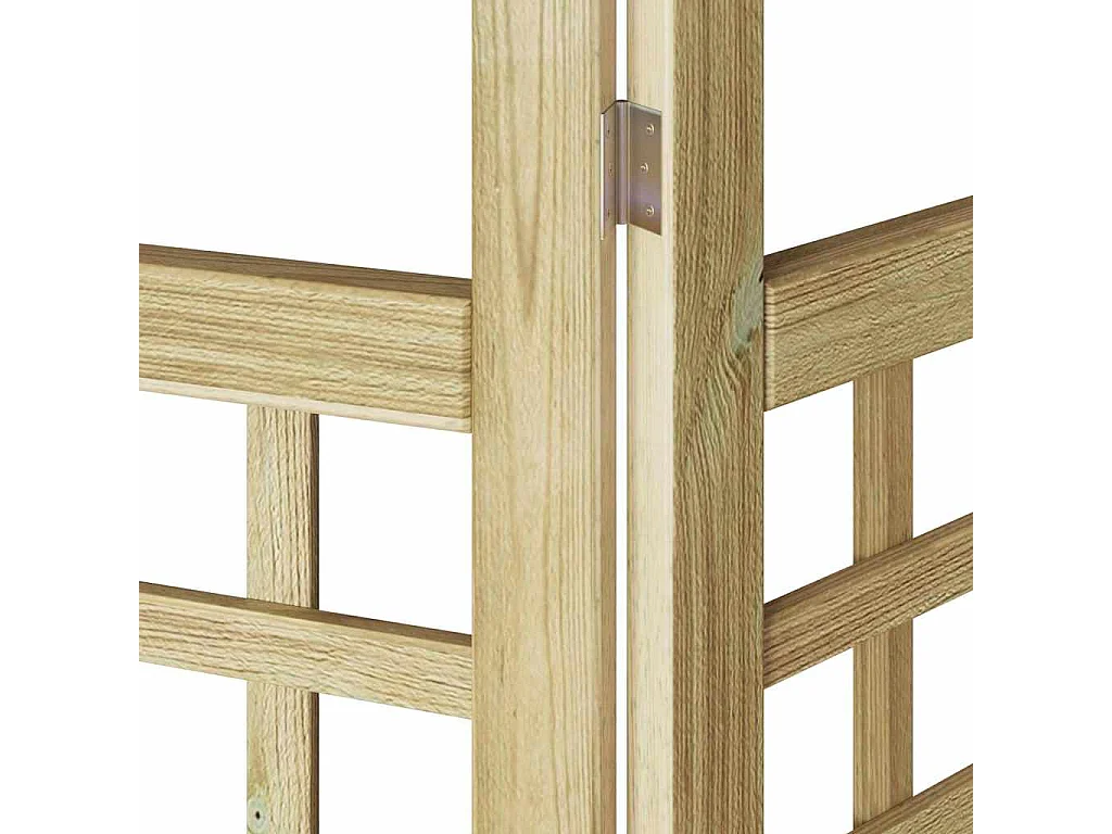 Écran d'intimité extérieur Pliant 5 pcs Marron 200 x 180 cm