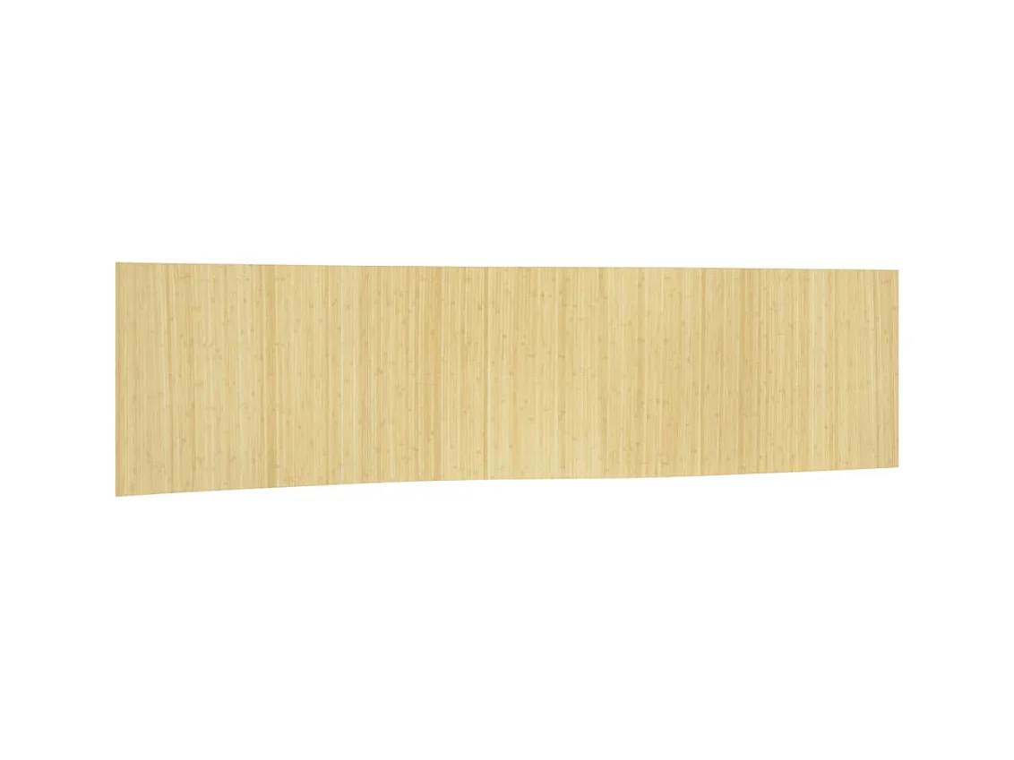 Helle natürliche Trennwand 165x800 cm Bambus